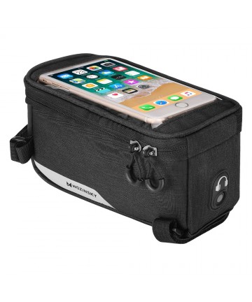 Wozinsky frame bike bag phone cover up to 6.5 inch 1l black (WBB6BK)