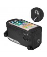 Wozinsky frame bike bag phone cover up to 6.5 inch 1l black (WBB6BK)