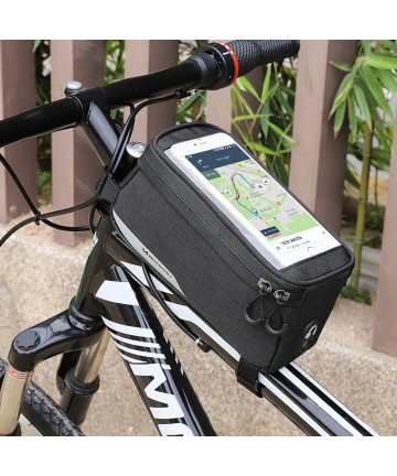 Wozinsky frame bike bag phone cover up to 6.5 inch 1l black (WBB6BK)
