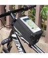 Wozinsky frame bike bag phone cover up to 6.5 inch 1l black (WBB6BK)