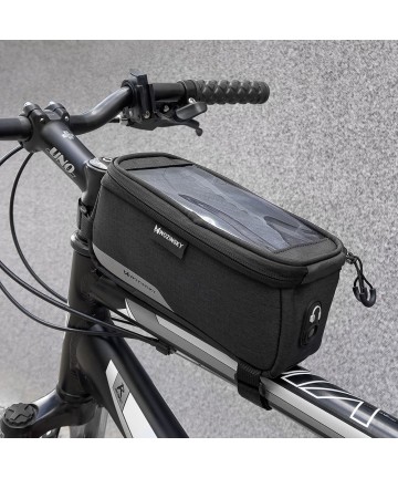 Wozinsky frame bike bag phone cover up to 6.5 inch 1l black (WBB6BK)