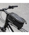 Wozinsky frame bike bag phone cover up to 6.5 inch 1l black (WBB6BK)