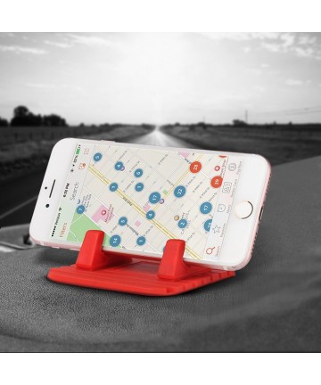Universal car holder silicone phone stand nano pad black