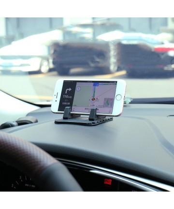 Universal car holder silicone phone stand nano pad black