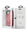 Karl Lagerfeld Signature Glitter Case for iPhone 11 Pro Max - Red