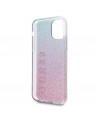 Guess GUHCN65PCUGLPBL iPhone 11 Pro Max rose blue/pink blue hard case Glitter Gradient