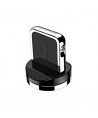 Plug adapter for magnetic USB Cable Lightning silver