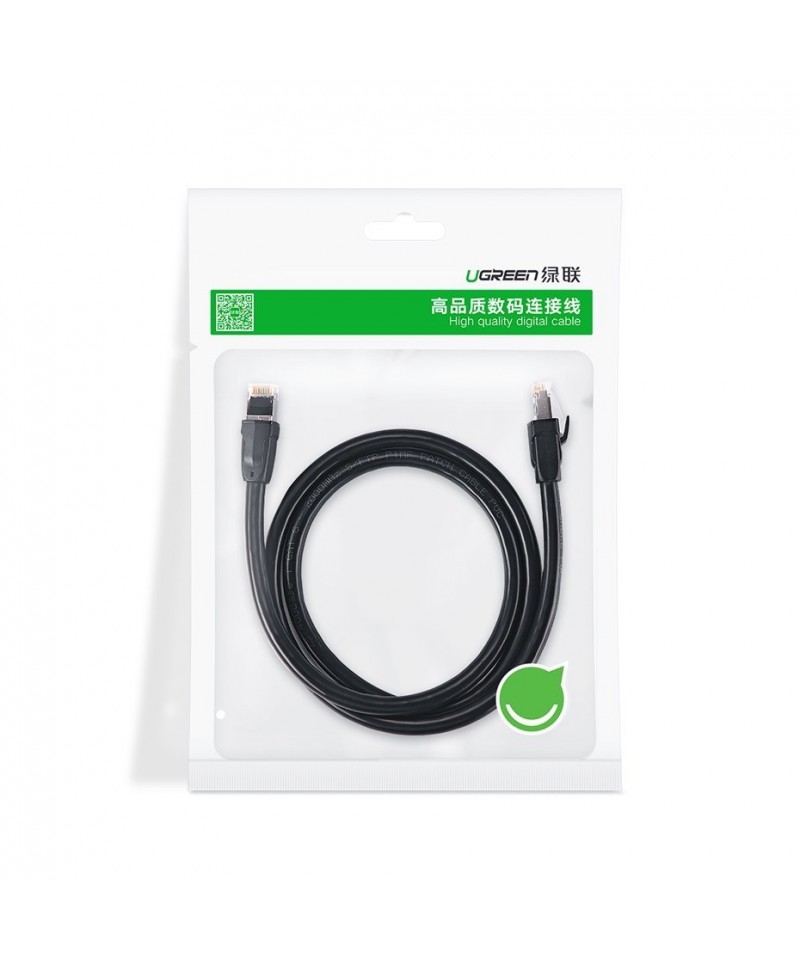 Cable Red Rj45 Ugreen/ Cat 8 / 3m / 25Gbps / Negro