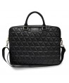 Guess Quilted bag for a 16" laptop - black
