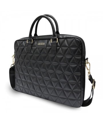 Guess Quilted bag for a 16" laptop - black