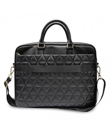 Guess Quilted bag for a 16" laptop - black