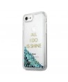 Guess GUHCP7GLUQBL iPhone 6/7/8 /SE 2020 / SE 2022 blue/blue hard case Liquid Glitter Party