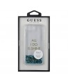 Guess GUHCP7GLUQBL iPhone 6/7/8 /SE 2020 / SE 2022 blue/blue hard case Liquid Glitter Party