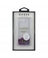 Guess GUHCP7GLUQPU iPhone 6/7/8 /SE 2020 / SE 2022 purple/purple hard case Liquid Glitter Party