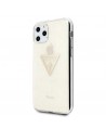 Guess GUHCN58SGTLGO iPhone 11 Pro gold/gold hard case Glitter Triangle