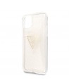 Guess GUHCN58SGTLGO iPhone 11 Pro gold/gold hard case Glitter Triangle