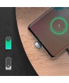 Ugreen nylon angled cable USB cable - USB Type C 1 m 3 A 18 W Quick Charge AFC FCP for gamers gray (70313)