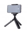 Mini tripod selfie stick holder for phone camera GoPro 16 - 21 cm black