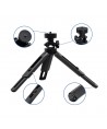 Mini tripod selfie stick holder for phone camera GoPro 16 - 21 cm black