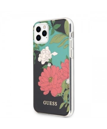 Guess GUHCN58IMLFL01 iPhone 11 Pro black/black N°1 Flower Collection