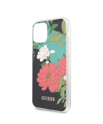 Guess GUHCN65IMLFL01 iPhone 11 Pro Max black/black N°1 Flower Collection