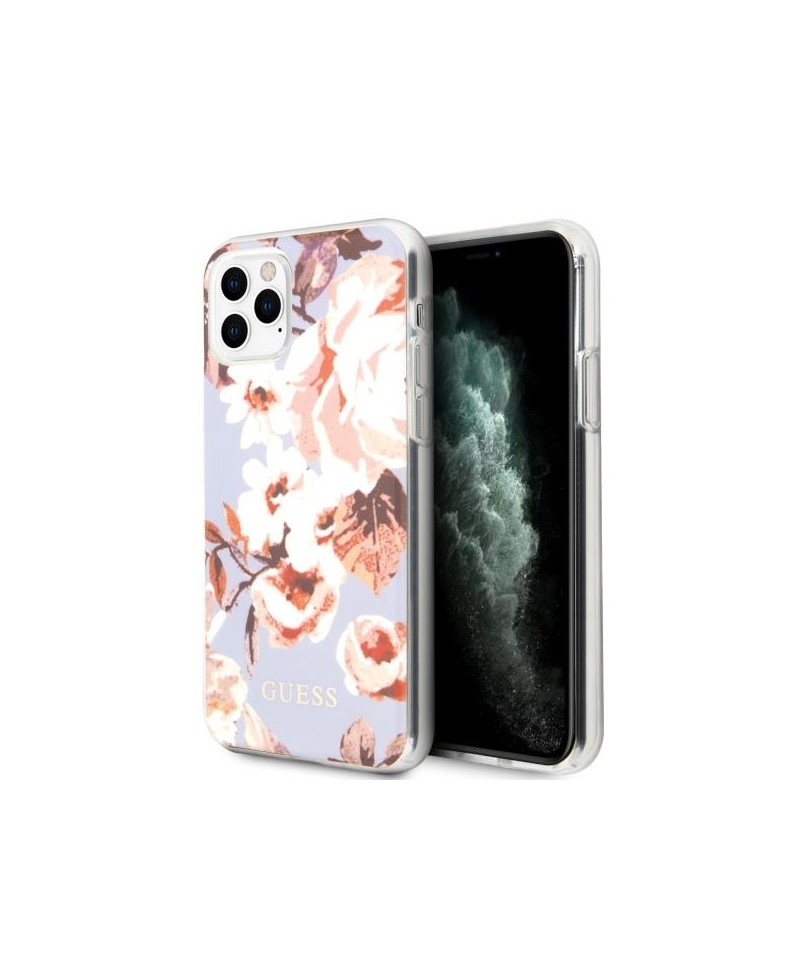 Guess GUHCN65IMLFL02 iPhone 11 Pro Max lilac/lilac N°2 Flower Collection