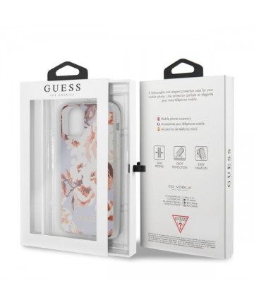 Guess GUHCN65IMLFL02 iPhone 11 Pro Max lilac/lilac N°2 Flower Collection