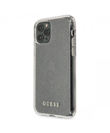 Guess GUHCN58PCGLSI iPhone 11 Pro silver/silver hard case Glitter