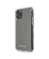 Guess GUHCN58PCGLSI iPhone 11 Pro silver/silver hard case Glitter