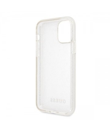 Guess GUHCN58PCGLSI iPhone 11 Pro silver/silver hard case Glitter