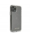 Guess GUHCN58PCGLSI iPhone 11 Pro silver/silver hard case Glitter