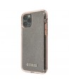 Guess GUHCN65PCGLPI iPhone 11 Pro Max pink/pink hard case Glitter