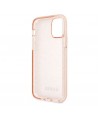 Guess GUHCN65PCGLPI iPhone 11 Pro Max pink/pink hard case Glitter