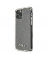 Guess GUHCN65PCGLSI iPhone 11 Pro Max silver/silver hard case Glitter