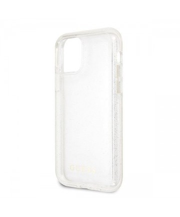 Guess GUHCN65PCGLSI iPhone 11 Pro Max silver/silver hard case Glitter