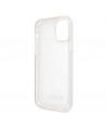 Guess GUHCN65PCGLSI iPhone 11 Pro Max silver/silver hard case Glitter