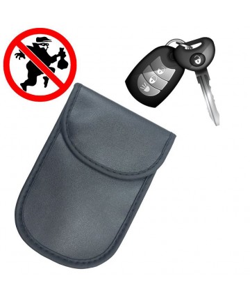 Anti-theft Car Key Pouch Radio Blocking Pouch Keyless Faraday Box Faraday Cage 14cm with 10cm Black