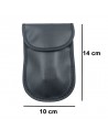 Anti-theft case for car keys blocking radio waves Keyless Faraday Box cover Faraday cage 14 cm with 10 cm black