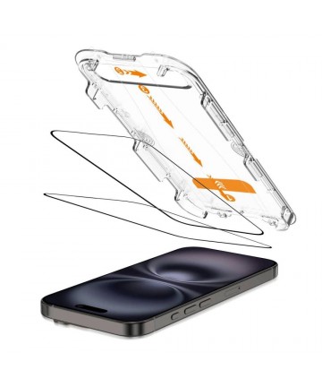Tech-Protect Quick Set+ Tempered Glass 2-pack for iPhone 15 / 16