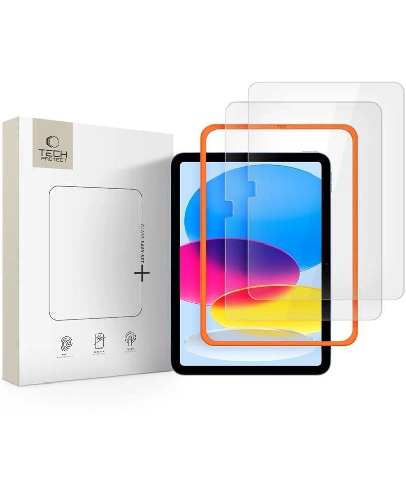 Tech-Protect Easy Set+ 2-pack tempered glass for iPad 10.9” 2022 / iPad 11” 2025