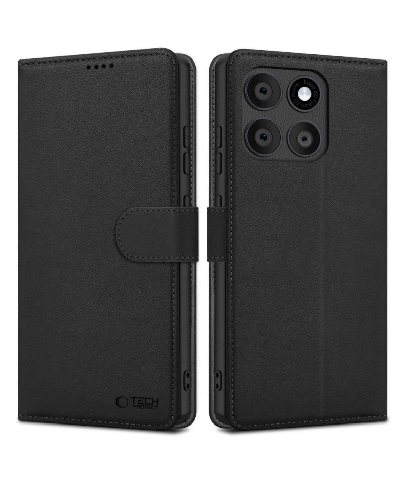 Tech-Protect Wallet case for Motorola Edge 60 Fusion - black
