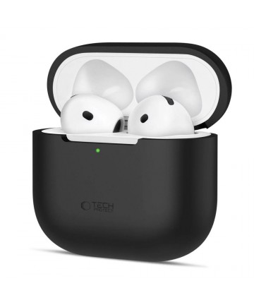 Tech-Protect Silicone Case for Apple AirPods 4 - Black