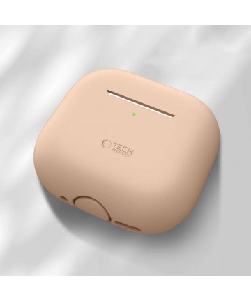 Tech-Protect Silicone Case for Apple AirPods 4 - Beige