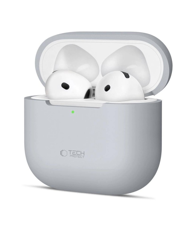 Tech-Protect Silicone Case for Apple AirPods 4 - Gray