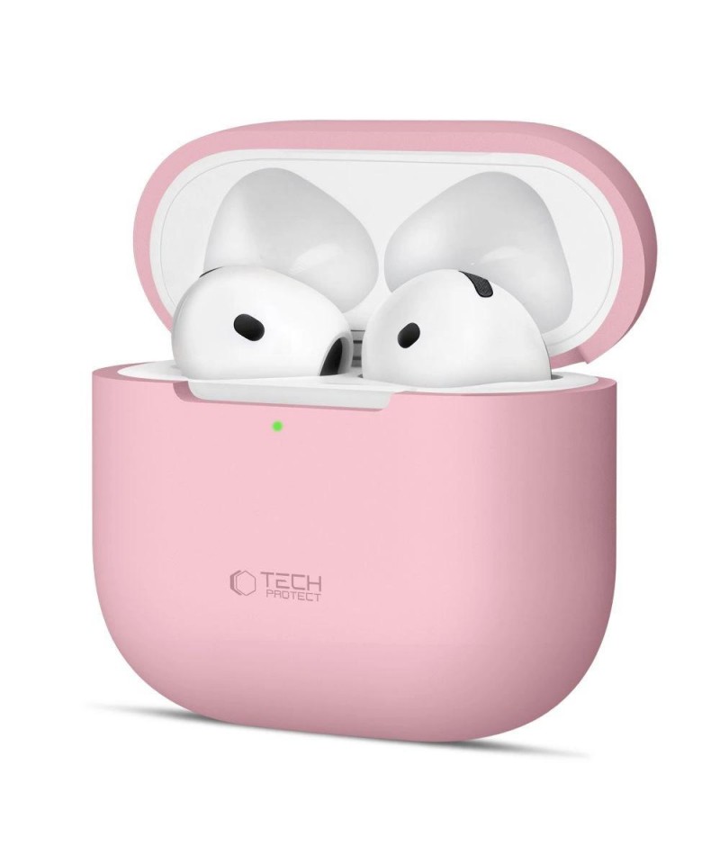 Tech-Protect Silicone Case for Apple AirPods 4 - Pink