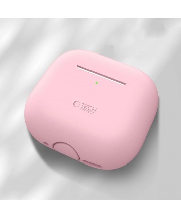 Tech-Protect Silicone Case for Apple AirPods 4 - Pink