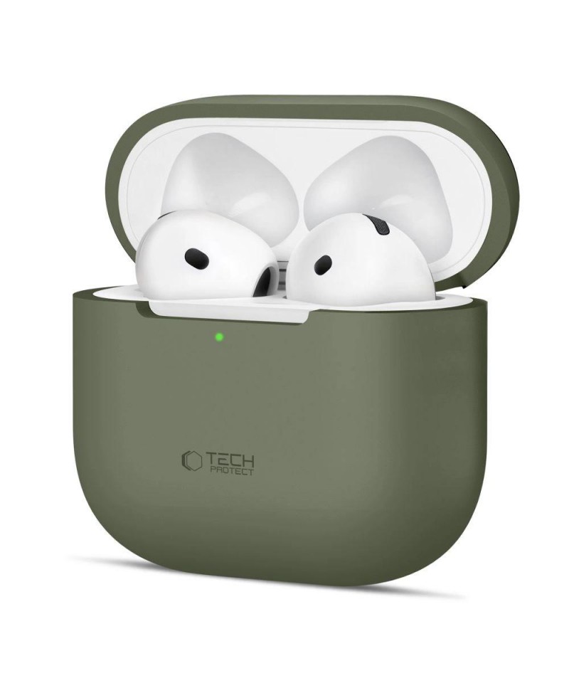 Tech-Protect Silicone Case for Apple AirPods 4 - Olive