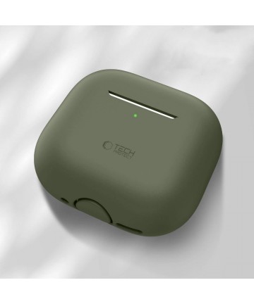 Tech-Protect Silicone Case for Apple AirPods 4 - Olive