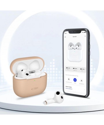 Tech-Protect Silicone Case for Apple AirPods 4 - Olive