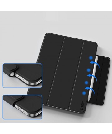 Tech-Protect Smartcase Magnetic for iPad 10.9” 2022 / iPad 11” 2025 - black